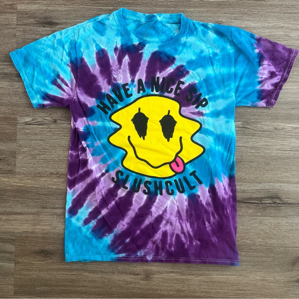 Slushcult Graphic Tie dye T-Shirt